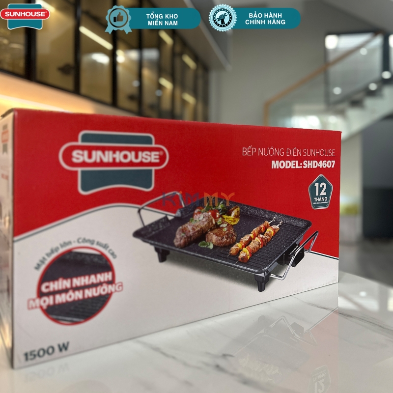 Bếp nướng điện Sunhouse SHD4607 - 1500W